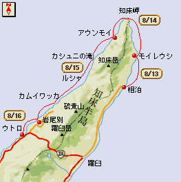知床 MAP